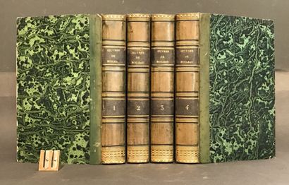 BOILEAU (Nicolas). Works. Collated from early...