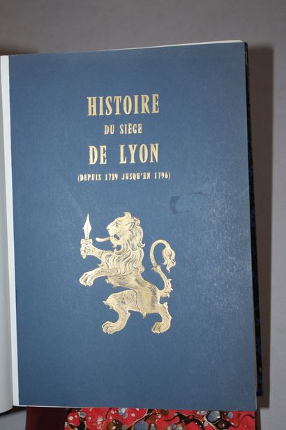 [LYON]. 
BEYSSAC (Jean). Notes pour servir...