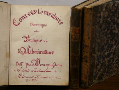 HORTICULTURE - MANUSCRIPT.
Elementary, Theoretical,...