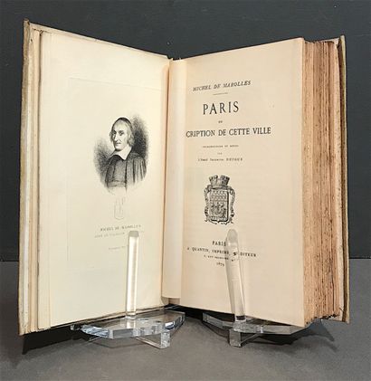 [PARIS]. 3 volumes.
- MAROLLES (Michel de)....