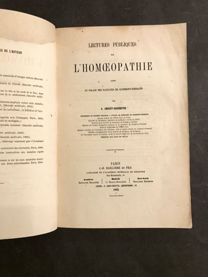 IMBERT-GOURBEYRE (A.). Public Lectures on...