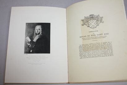 POIDEBARD (W.). Notice sur Monsieur de Saint-Fonds...