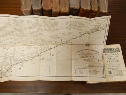 TRAVEL. Set of 17 volumes in-8 and in-12...