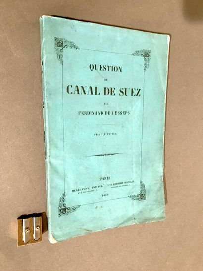 SUEZ CANAL 4 volumes:
- LESSEPS (Ferdinand...