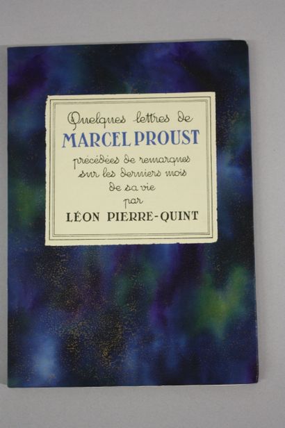 PROUST (Marcel). 7 volumes, in-12, stapled,...