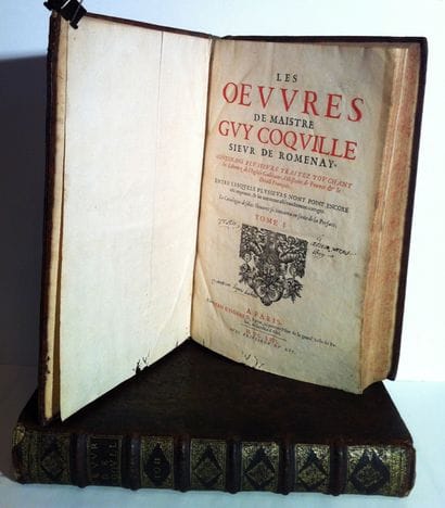 COQUILLE (Guy). The Works of Master Guy Coquille,...