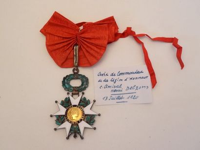 FRANCE ORDRE DE LA LEGION D'HONNEUR, institué...
