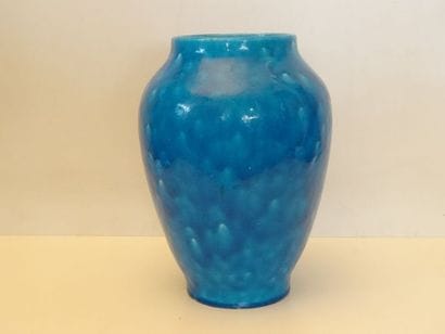 LACHENAL, Vase de forme balustre à décor...
