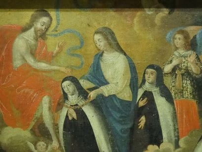 Ecole du XVIIe / XVIIIe siècle, Ste Thérèse...