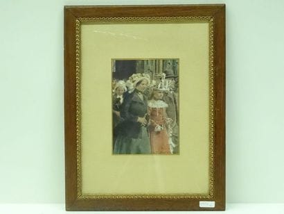 MAURIE Gaston ITE Missaest, aquarelle gouachée...