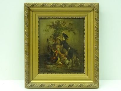 GUILLEMINET Claude (1821 - c1866) Chèvres...