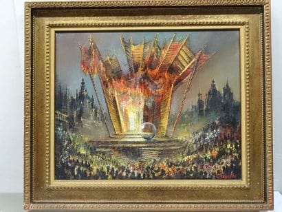 CLAYETTE Le paradoxe du Comédien, 1972, Hst,...
