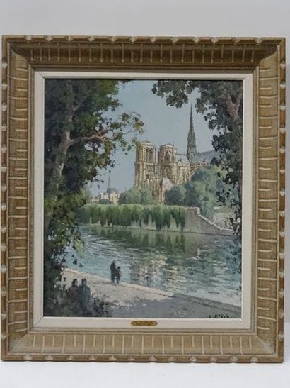 Etève R., Notre Dame de Paris, Hst, 50 x...