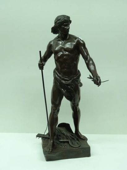 PICAULT E. Pax Labor, (vrai bronze garantie...