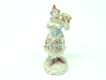 Personnage en porcelaine allemande représentant...