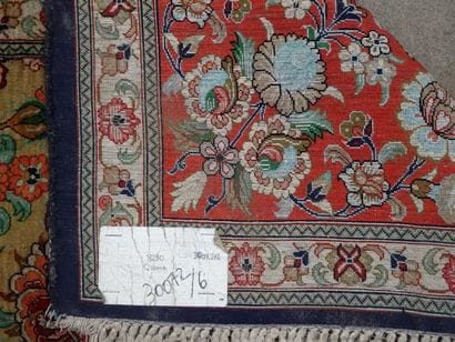 Tapis de soie Qoume, 300 x 212 cm (petites...