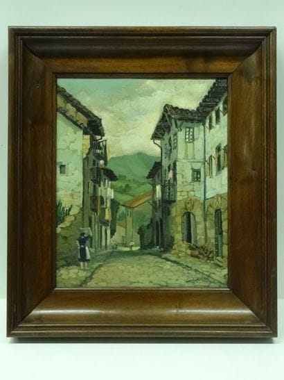 APELLANIZ Jésus Rue d'Orio vers 1937, 