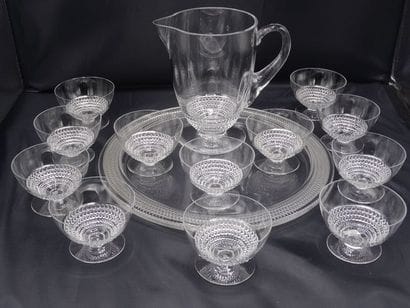 Service en cristal R. Lalique France, modèle...