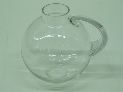 R. Lalique France, carafon ou broc haut :...