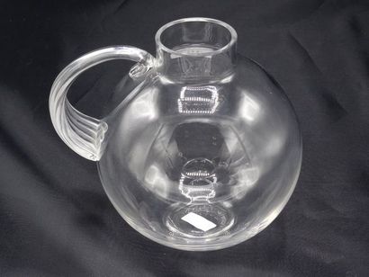 R. Lalique France, carafon ou broc haut :...