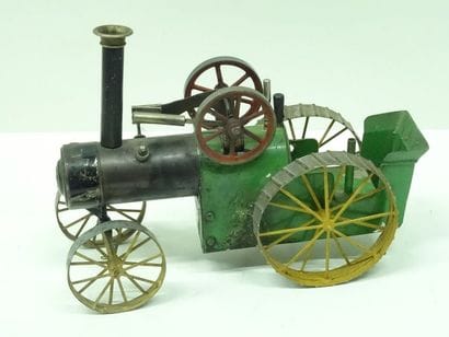 Tracteur à vapeur, maquette en métal, non...