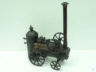 Locomobile à vapeur vive de fabrication artisanale...