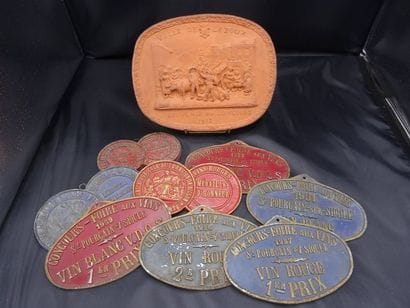 Lot de plaques de récompenses de concours...