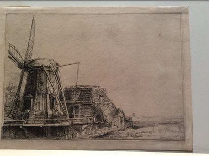 REMBRANDT VAN RIJN ( 1606 - 1669) LE MOULIN...