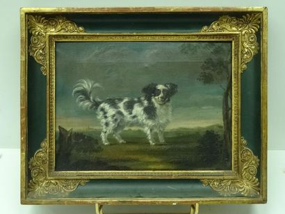 Ecole du XIXe siècle, Barbet, Hsp, 24 x 32,5...