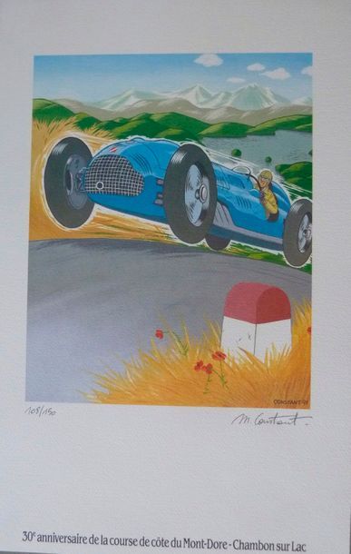 COURSE DES COTES DU MONT DORE Sérigraphie...