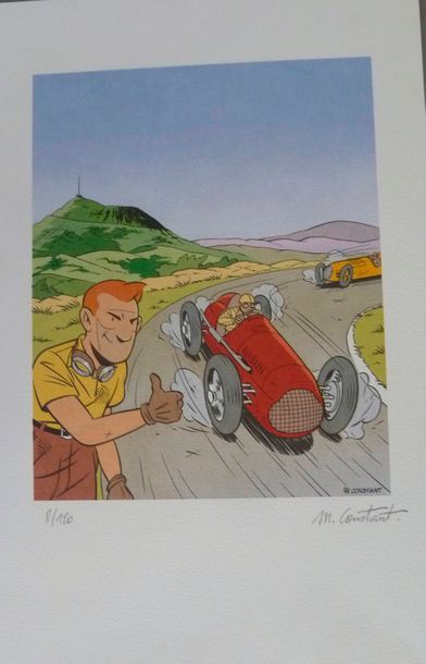 CHARADE Sérigraphie Michel Constant. Dans...