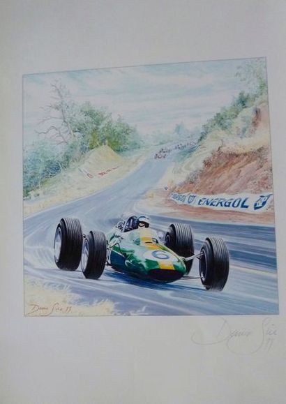 CHARADE Sérigraphie Denis Sire 1993. Dans...