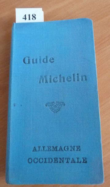MICHELIN. Guide Allemagne Occidentale 1915....