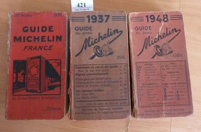 MICHELIN Guides rouges France 1930 - 1937...