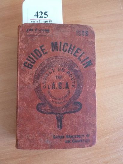 MICHELIN Guide rouge France 1903 avec sa...
