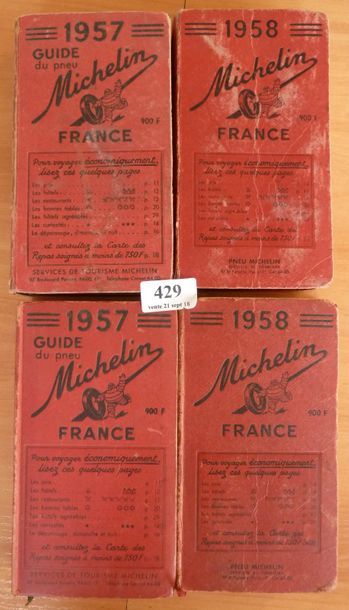 MICHELIN Guides rouges France : 2 de 1957...