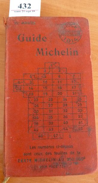 MICHELIN Guide rouge France 1914 Etat moyen...
