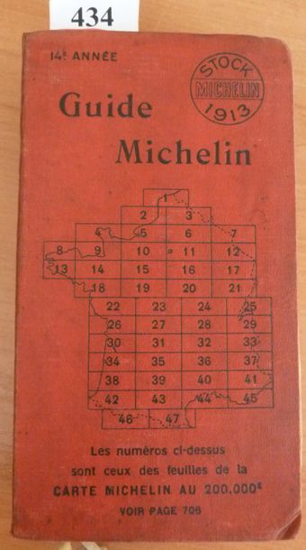 MICHELIN Guide rouge France 1913 Bon état...