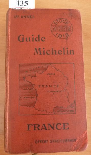 MICHELIN Guide rouge France 1912 Bon état...
