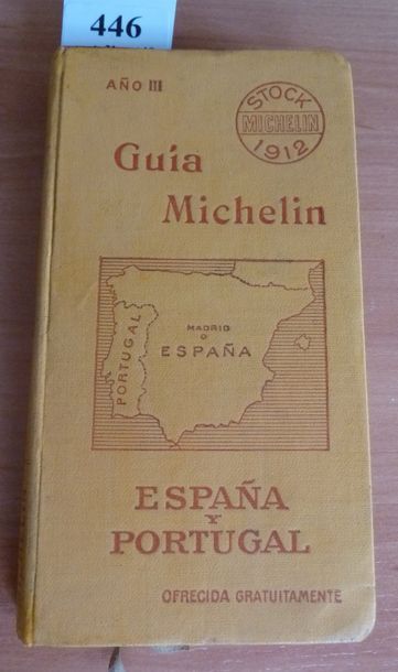 MICHELIN. GUIA Espana Portugal, bel exemplaire,...
