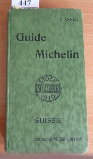 MICHELIN. Guide Suisse 1910, 3e année, très...
