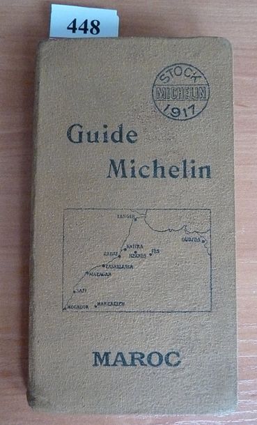 MICHELIN. Guide Maroc 1917, 3e année, couverture...