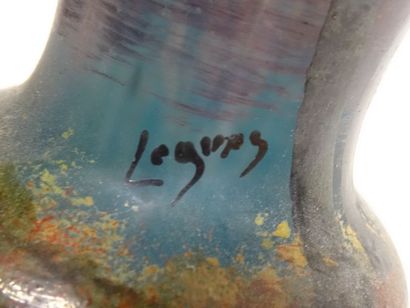 Vase et lampe d'Argantal et Legras