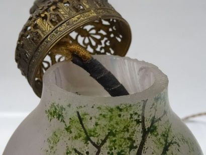 Vase et lampe d'Argantal et Legras