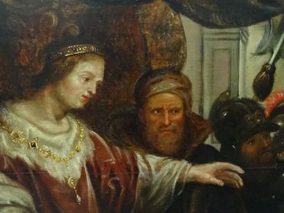 Ecole de Rubens Le Jugement de Salomon Hsbois...