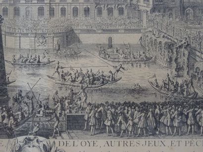Gravure du XVIIIe siècle, représentation...