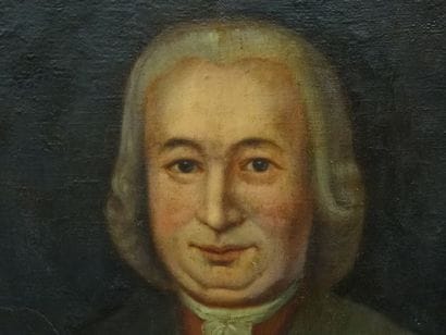 Ecole du XVIIIe siècle, Homme à la tabatière,...