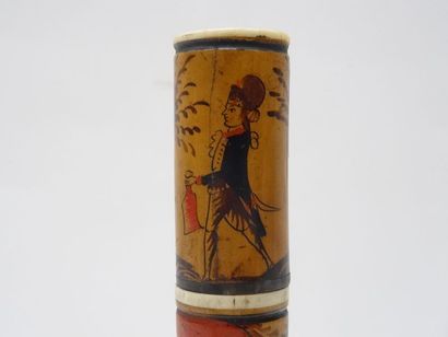 Verrière en tôle peinte époque Empire (accidents),...