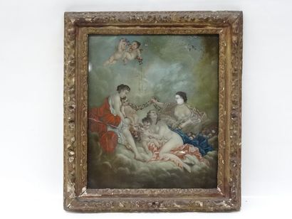 Ecole française du XVIIIe siècle, scène celestre,...