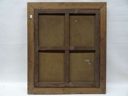 Ecole du début du XIXe siècle, Femme à l'étoffe...